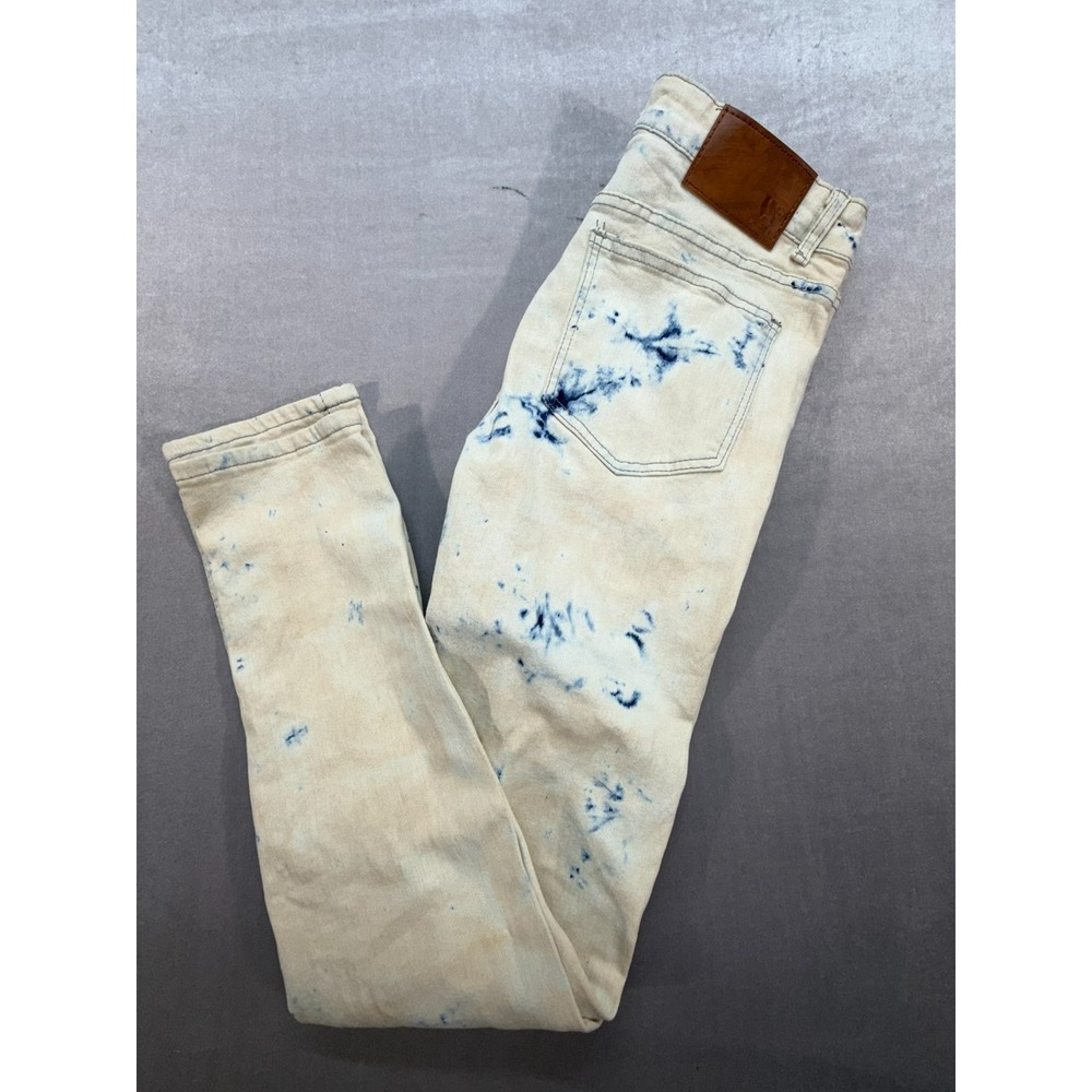 New Waimea Bleached Denim Jeans Mens Skinny Fit Size 32X32